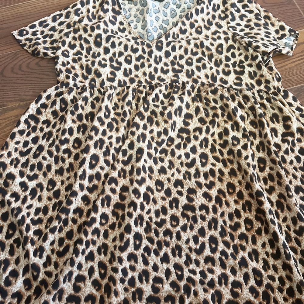 SHEIN Leopard Print Dress sz 2X—4/$20 - Picture 2 of 2